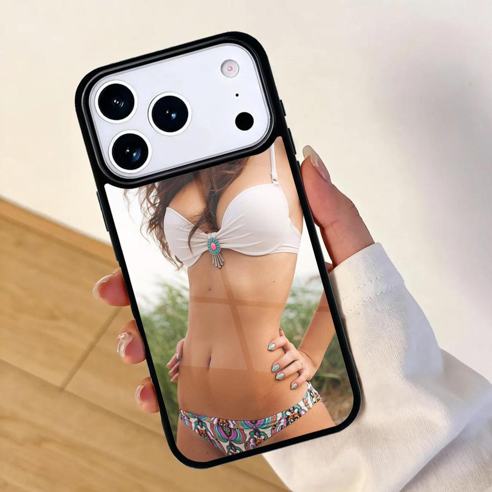 Beach Booty Bikini Girl Mobile Phone Case for IPhone 17 AIR 16pro Max 15 14 13 12 11 Bumper Cover