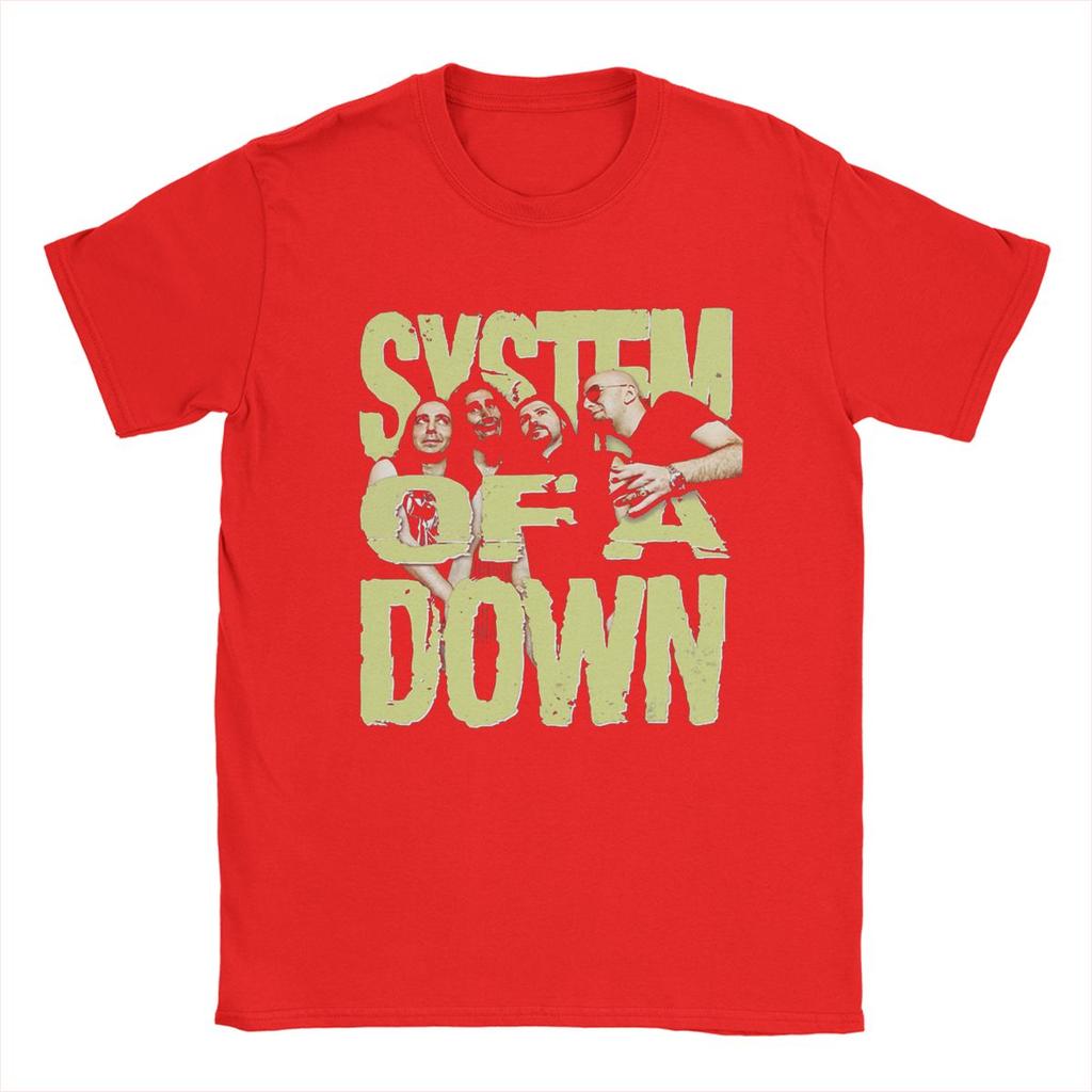 System Of A Down Merch T-shirt för Män Kvinnor metal Fantastisk 100% Bomull Grafiskt Tryckt Kläder