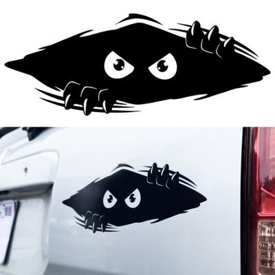 Lustiger Peep-Monster-Autoaufkleber, Karosserie, Dellen, Kratzer, Abdeckung, Vinylfolie, Dekoration, Aufkleber, Auto-Styling-Aufkleber