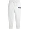 Polo Knit Sports Pants SS25 Logo Letter Emblem Color Block White Kids Bottoms CWPOPNTYBQ20194-100