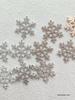 3.5cm Alloy Snowflake Embellishments for DIY Christmas Hair Accessories - Gold & Silver