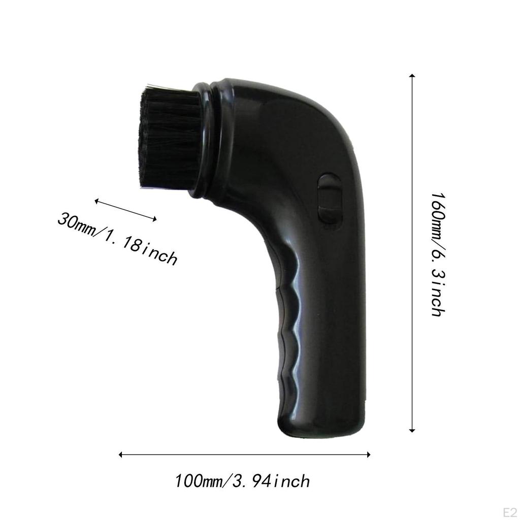 Electric Shoe Polisher Brush Leather Care Tool for Automotive Seat Maintenance