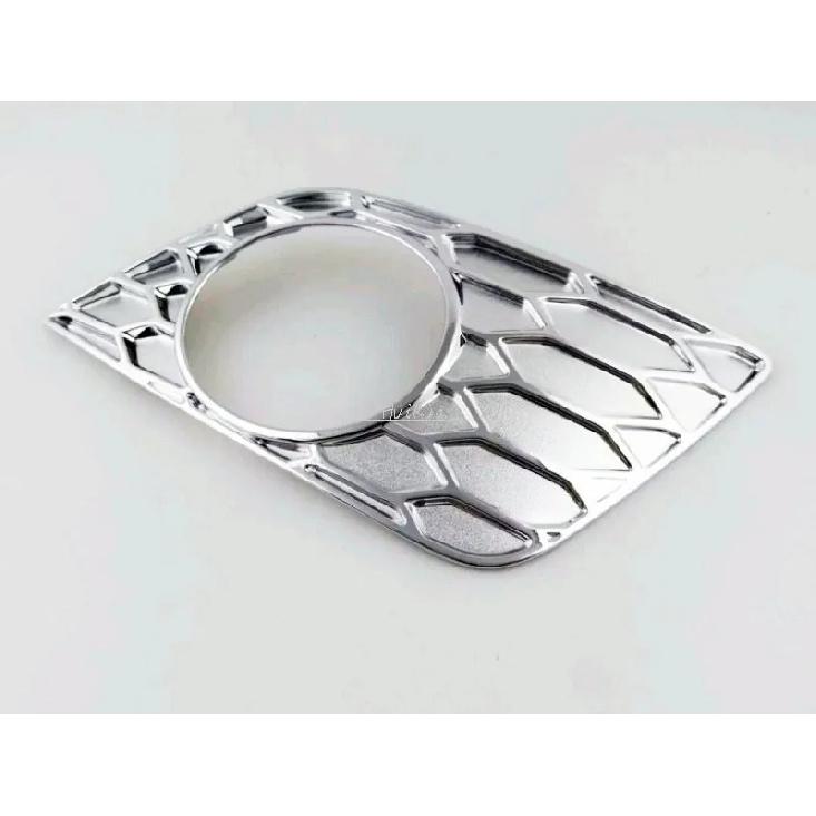 ABS Chrome Front Fog Light Lamp Cover Trim For Nissan Sentra Sylphy 2016