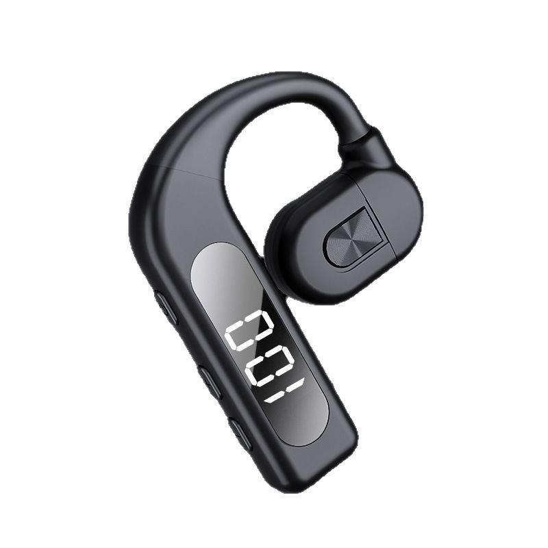 V59 Wireless Single Ear Bluetooth Earphone with Long Battery Life and Digital Display
