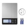 Conkoo Kitchen Digital To High USB Rechargeable and Battery Electronic Weighing Scale for Cooking and Stainless Steel Tare Scale, 0.3g 3000g, 0.1g