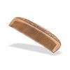 Handmade Old Nanmu Solid Wood Comb: Thickened Double-Sided with Carved and Printed Design - Perfect Gift from Scenic Spots