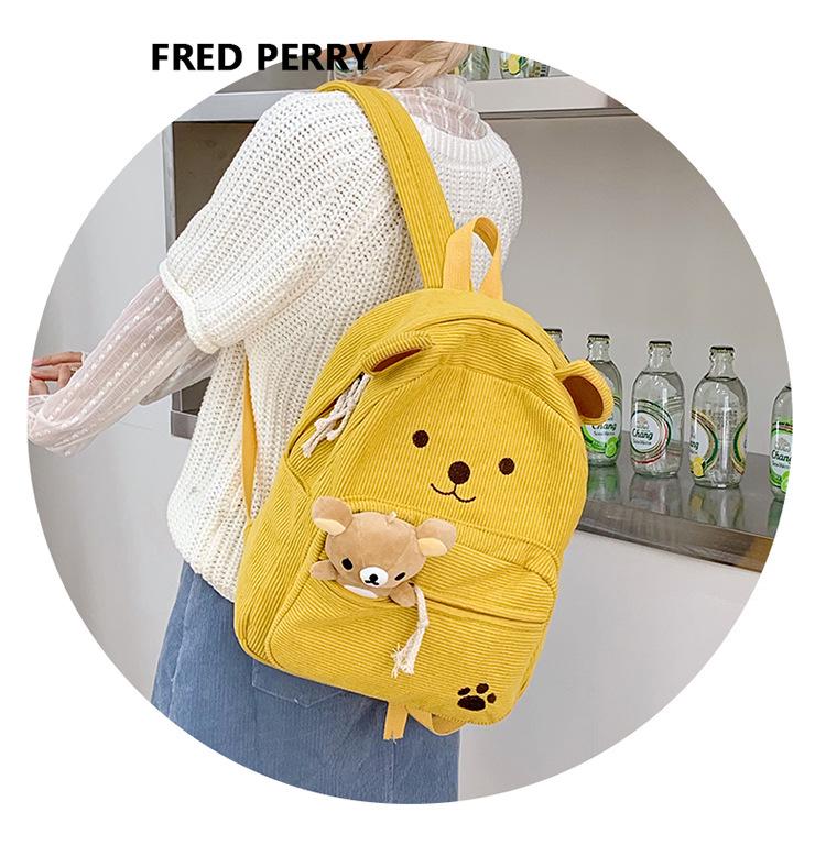 Japanischer Niedlicher Bären-Rucksack, Leicht & Geräumiger Studenten-Schulrucksack, Vielseitig für 2025, Perfekt als Geburtstagsgeschenk