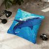 Whale Shark Anime Cartoon cushion cover Home Office Convenient Nordic Simplicity Hit With Zipper Cushion Cover