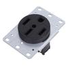 50A Recessed Power Outlet 4 Prong Grounded Flush Mount Receptacle for Camping Car Travel Generator