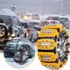 8PCS Winter Anti Skid Chains for Car Tires Snow Mud Road Emergency Snow Tire Chain Suv Off Road 4x4 Anti Slip Strap Accessories