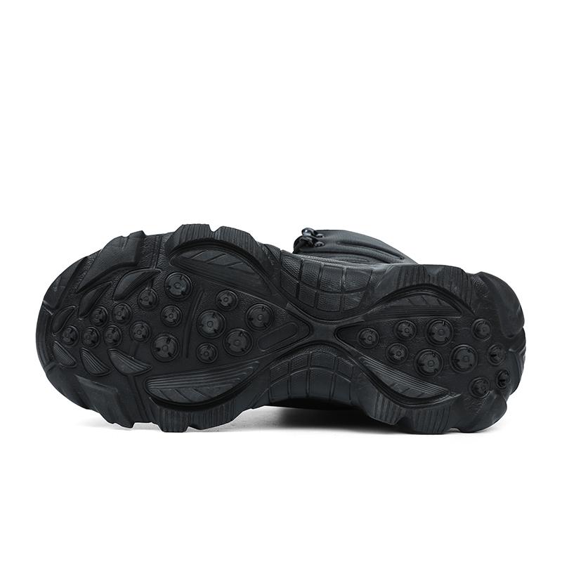 Męskie buty Męskie wysokie buty outdoorowe Ciepłe pluszowe buty pustynne Górskie buty turystyczne Wysokiej jakości skórzane wodoodporne buty