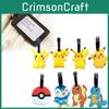 Pokemon Pikachu Charmander Squirtle Luggage Tag Gengar Charmander Squirtle Silicone Travel Tag For Travelers