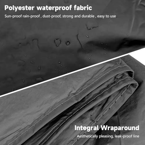 Bike Bicycle Cover Waterproof Dustproof- 190T Bike Cover for 1 or 2 Bikes,Indoor and Outdoor Use,Bike Cover Rain Sun UV Wind Snow Proof Resistant
