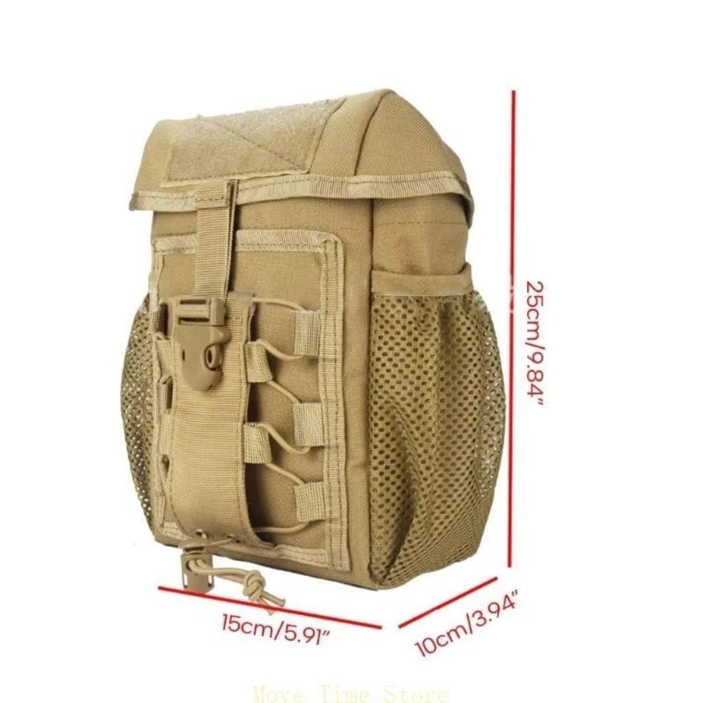 1000D Nylon Outdoor Climbing Pouch Attachments EDC Pouch Portable Dump Bag Mountaineering