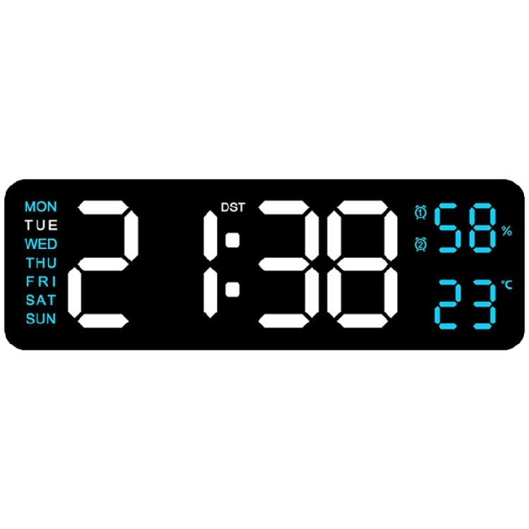LED Digital Display Alarn Clock Brightness Dimmable Hangable and Desk Colck