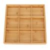 Snack Serving Tray Bamboo Board Paint Free Safe Eco Friendly Divided Dried Fruit Serving Container