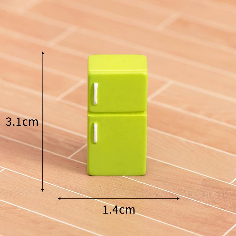 Kawaii Cartoon Cute Animal Resin Small Ornaments Creative Little Bear Doll Toys DIY Home Decoration Accessories Crafts Gifts