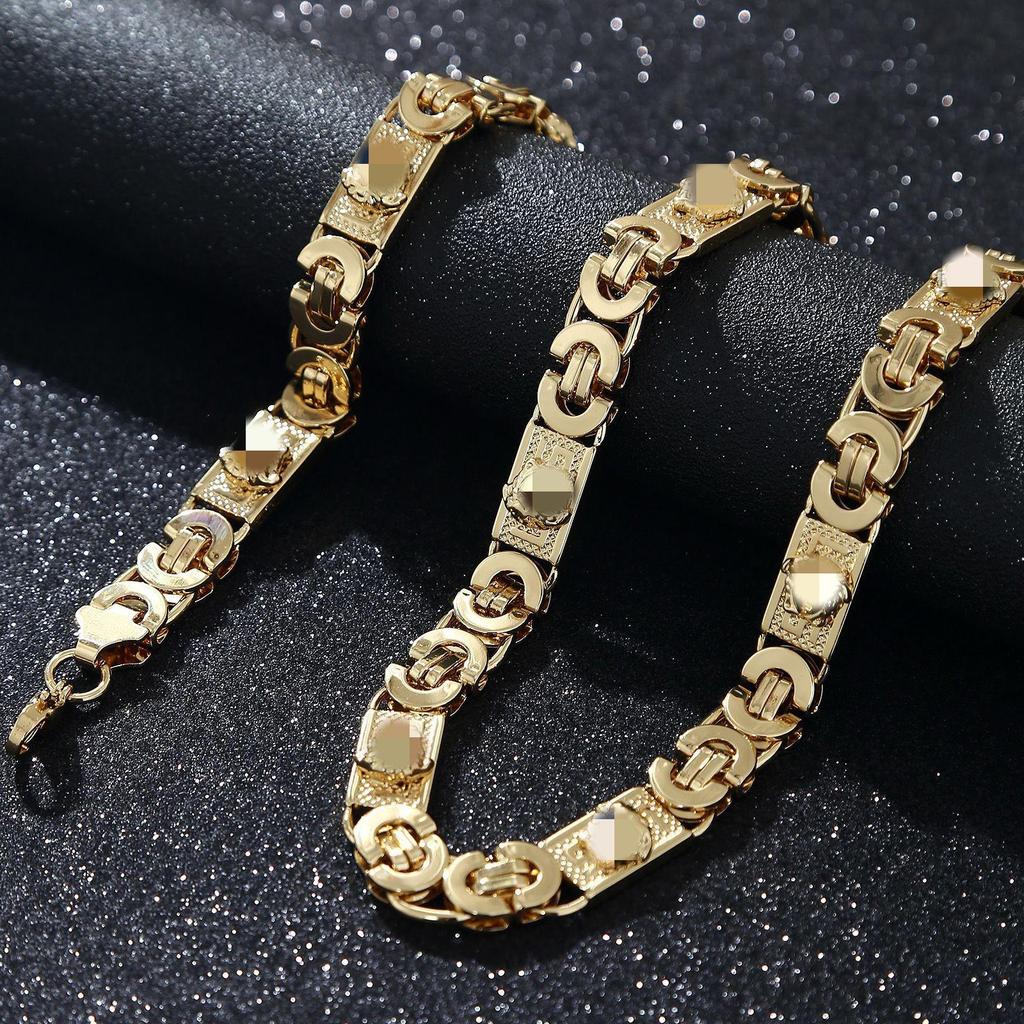 Trendy and Versatile Titanium Stainless Steel Men's Necklace