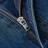 Classic, minimalist, personalized, polished white: Spring washed solid color basic micro elastic pants men's jeans