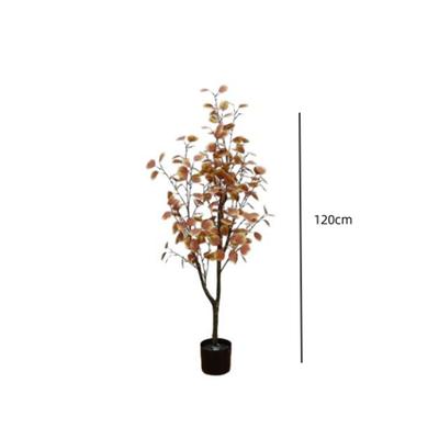Artificial Eucalyptus Tree Fake Plant In Pot For Home Office Decor Realistic Thanksgiving Decor Fall Tree Decor For Home Party