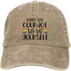 Peace Love Let Your True Color Shine Denim Baseball Cap Golf Dad Hat Adjustable Original Classic Cap Hats