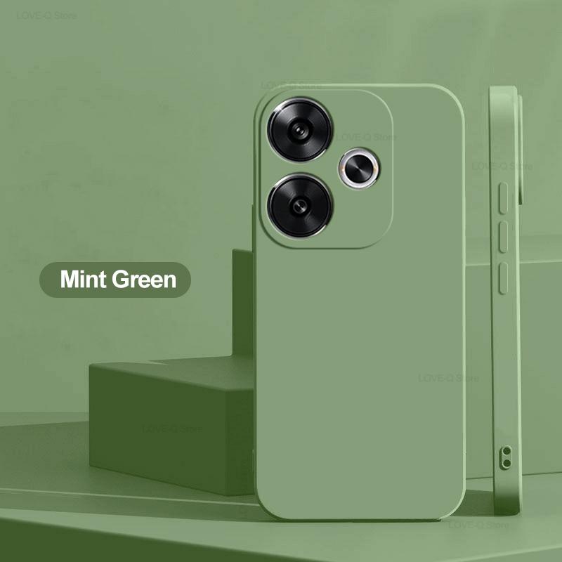Per Poco F6 F 6 PocoF6 Pro Custodia Custodia per Telefono in Silicone Liquido Per Xiaomi Poco F6 Pro Custodie Copertura Morbida Antiurto
