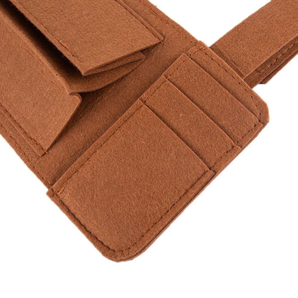 Auto Organizer Wool Felt Tissue Case Sun Visor Tissue Box Car Napkin Holder Sun Visor Card Storage