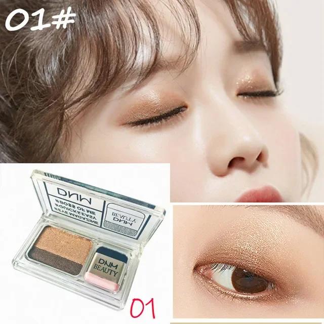 2 Colors Gradient Lazy Eye Shadow Stick Matte Shimmer Lasting Waterproof Eyeshadow Professional Charming Eyes Make Up Cosmetics
