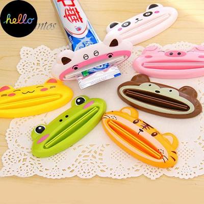 Faszinierende Badezimmer Home Tube Rolling Holder Squeezer Easy Cartoon Zahnpastaspender