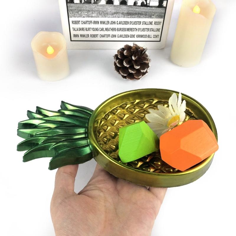 Silicone Jewelry Tray Molds Pineapple Resin Mold Silicone Tray Mold for Jewelry Storage Box DIY Crafts Home Decorations