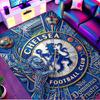 Chelsea FC Print Rug, Washable Floor Carpet, For Entryway Dorm Laundry Room Office Study, Home Decor Birthday Christmas Gift