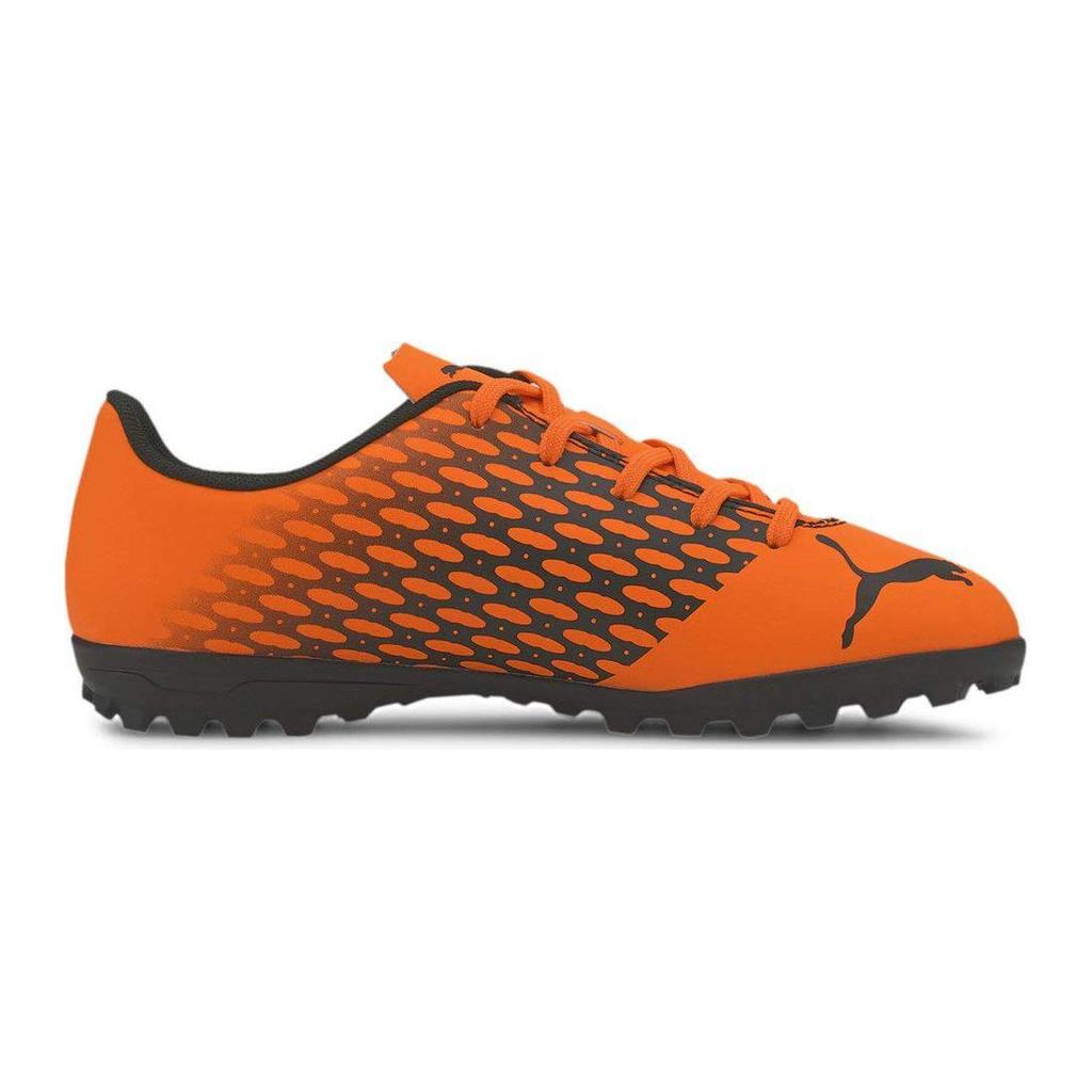 PUMA Spirit 3 TT JrSpirit 3 TT Jr Cushioning, Wear Resistant Low top Kids' Soccer Shoes Orange Black Unisex 106072-05