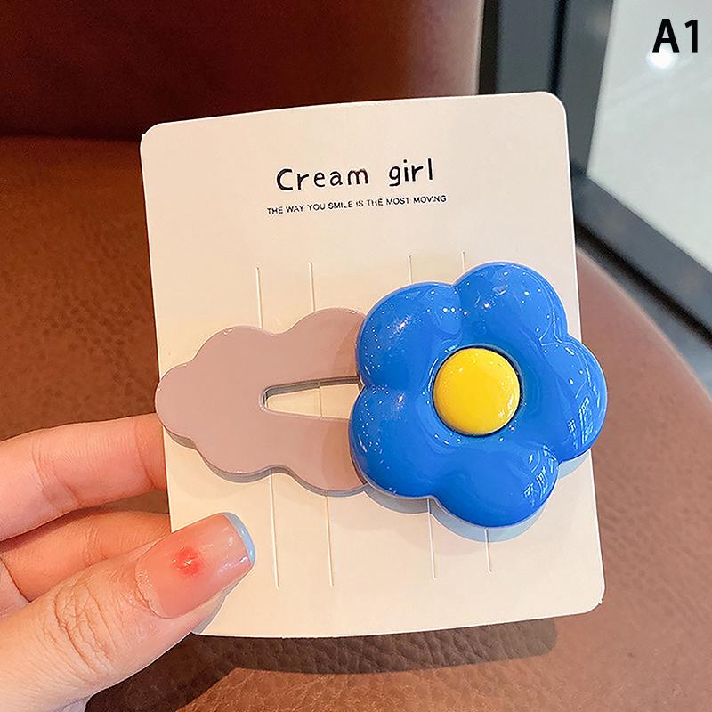 Girls Bangs Clip Korean Version Of The Baby Hair Accessories Flower Hair Clip