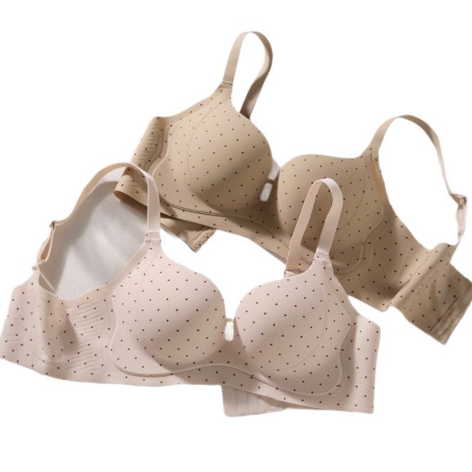 Traceless gathering bra women's small breasts show large collection of secondary breasts anti-sagging D three-dimensional mold cup fixed cup underwear