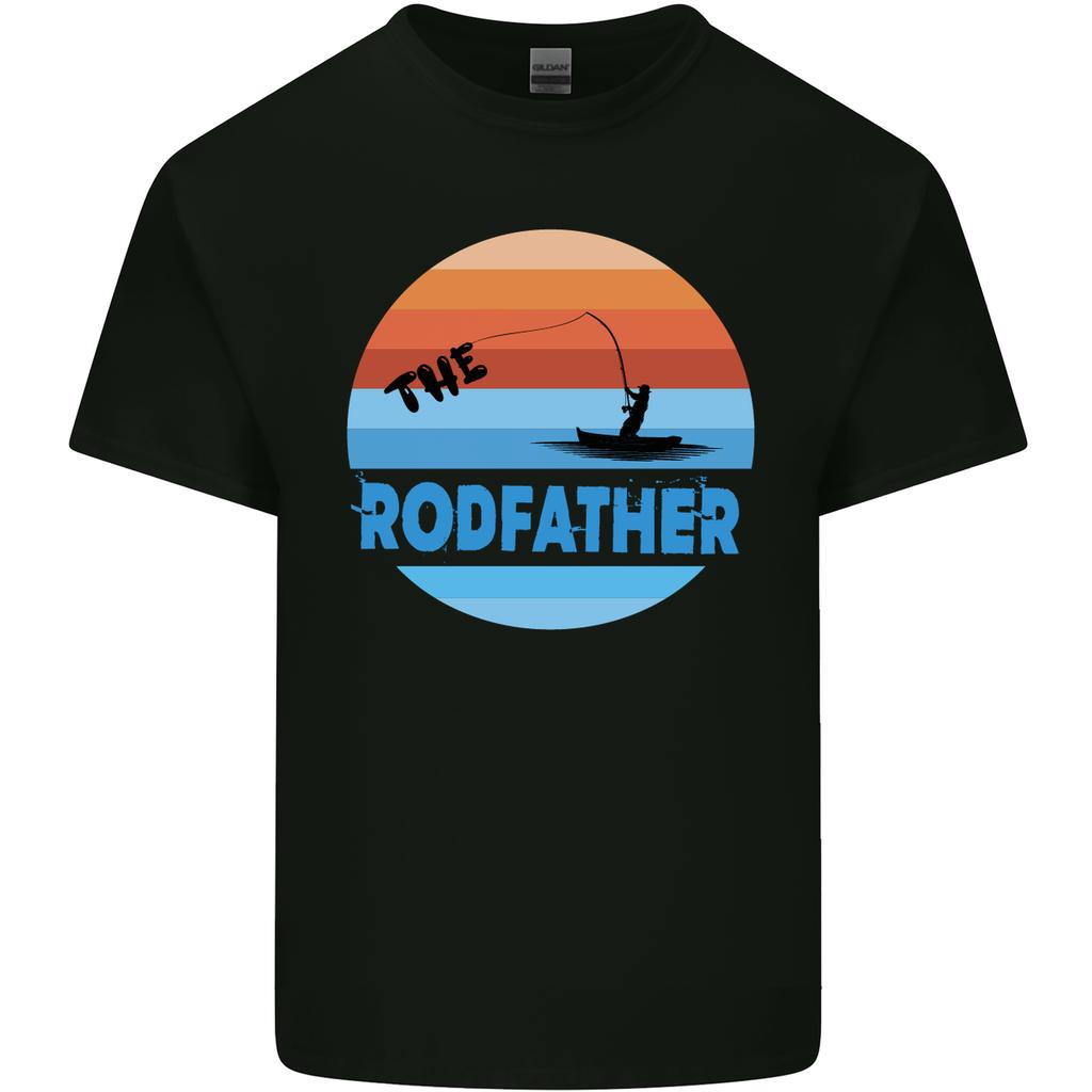 The Rodfather Funny Fishing Rod Father Unisexs Light Cotton TShirt