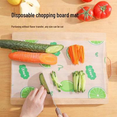 Disposable Kitchen Cutting Board Mat - Custom Size, Odor-Resistant, For Fruits, Vegetables & Meats