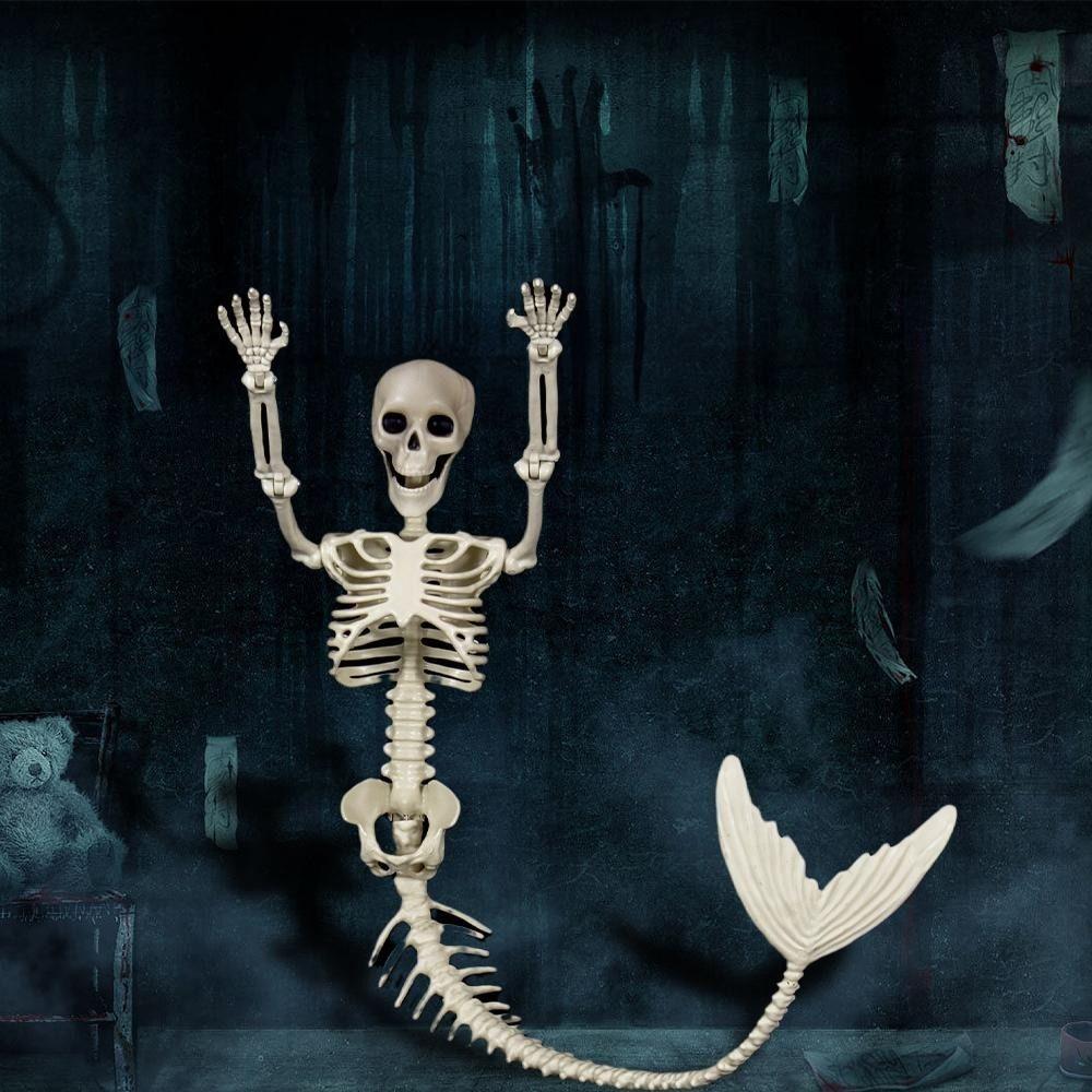 Decoration Halloween Fish Skeleton Skeleton Fish Skeleton Statue Mermaid Skeleton  Birthday Gifts