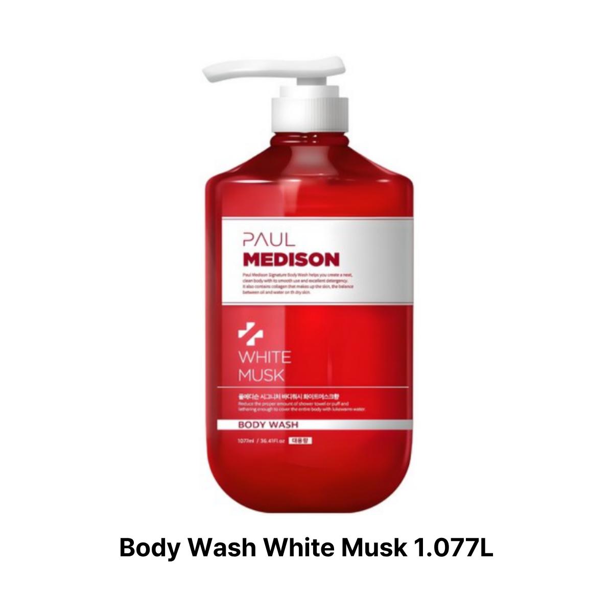 [ПОЛЬ МЕДИСОН] Фирменный гель для душа Белый мускус 1.077 л Body Wash White Musk  1.077L