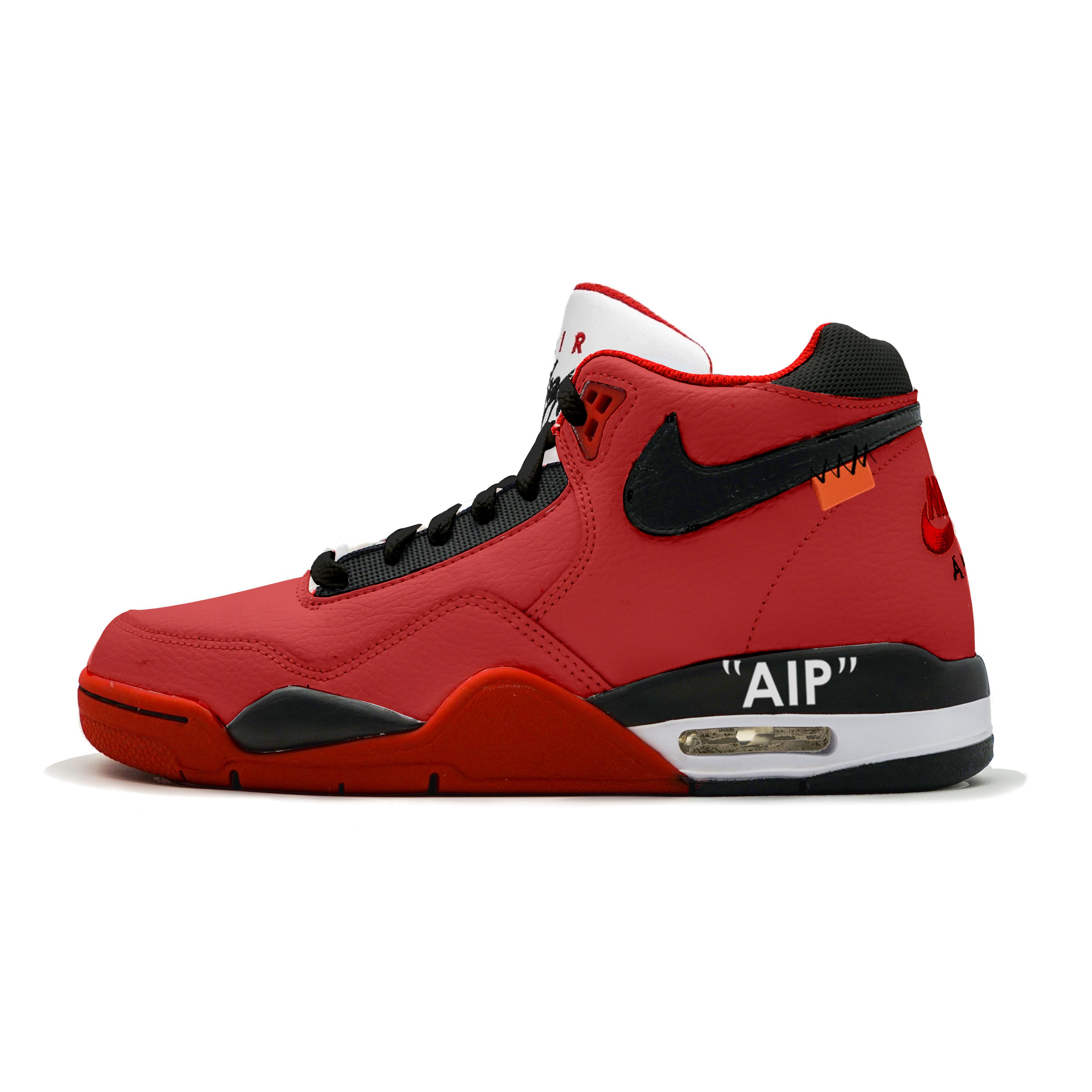 

Nike Flight Legacy Dark Red Abrasion Resistant Abrasion Resistant Mid top Vintage Basketball Shoes Men s Black Red BQ4212-100(Team1592-) 40