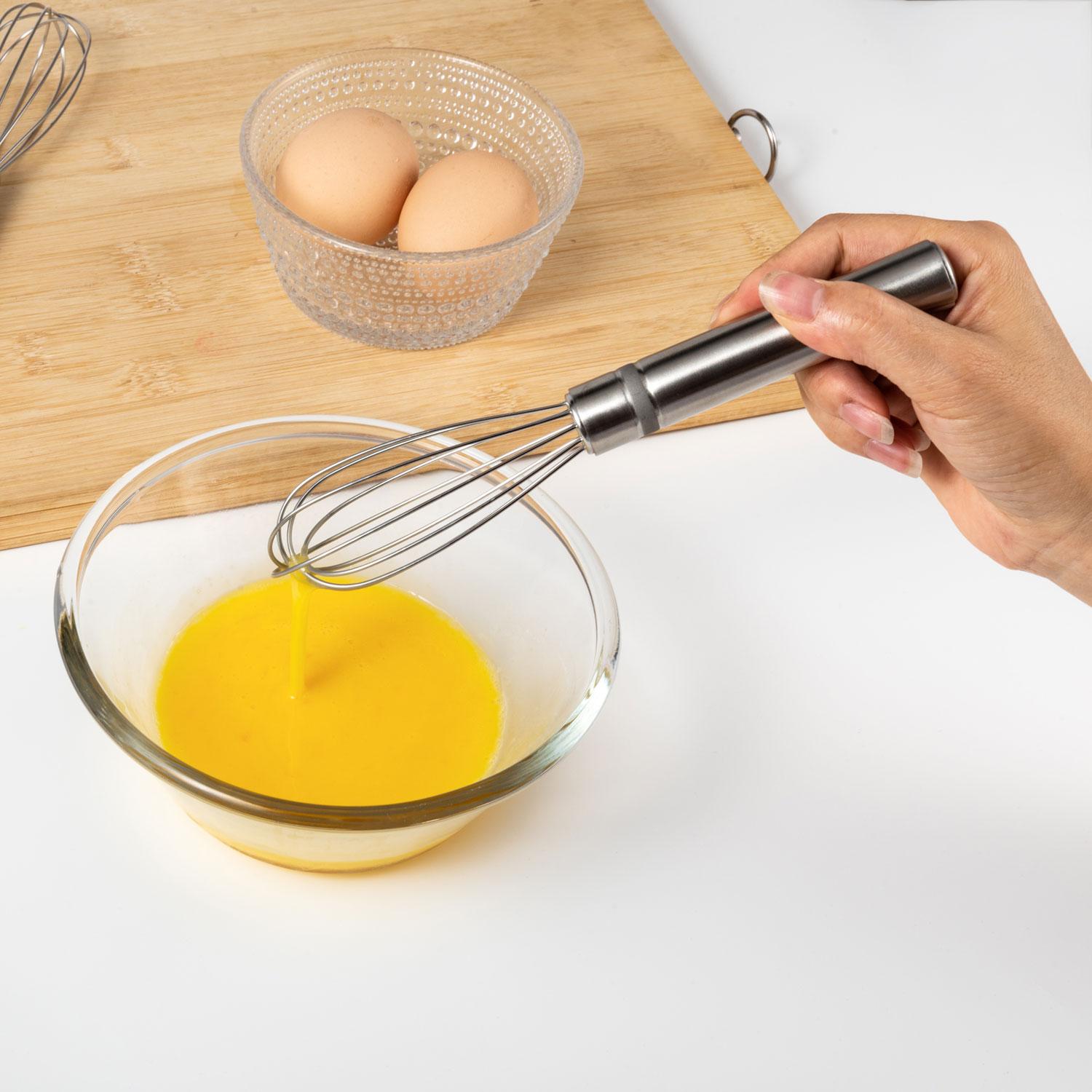 

Single 304 stainless steel manual egg beater for whipping cream eggs, small stirring stick, beater and noodles