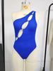 23-Year One-Piece Blue High-End Sexy Beach Swimsuit for Adults