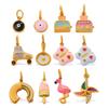 Charms Patins à Roulettes Cartoon Populaires Européens - Mini Animaux et Sucettes Glacées Ornements pour Femmes