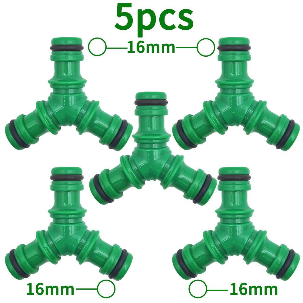5PCS Quick Drip Irrigation Watering System for Greenhous Joiner Repair Connector Coupling 1/2'' Garden Hose Tubing Fitting Pipe