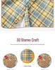 Autumn/Winter Waterproof Coveralls for Babies - Children's Crystal Velvet Stain-Resistant Plaid Bib Shirt & Outerwear