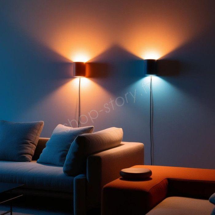 Mehrfarbige LED-Lampe - E27 - 3,8W - 16 Farben - 5 Modi - Fernbedienung enthalten
