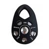 Climbing Fixed Plate Micro Pulley 28KN General Purpose Small Metal Single Sheave Hauling Pulley for Rock Climbing Aloft Work Rappelling Rescue