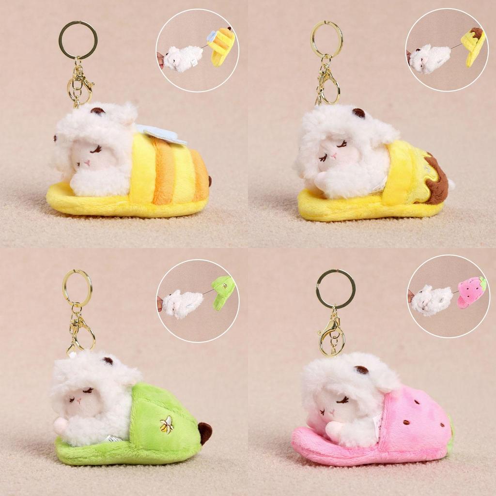 Plush Duck Keychain Toy With Pp Cotton Filling For Girls And Women