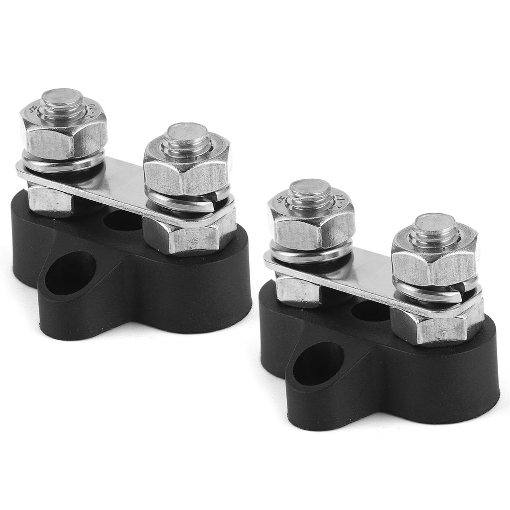 2pcs 5 16in M8 Terminal Stud Wiring Junction Block Accessory for 12 48V Trucks RVs Boats