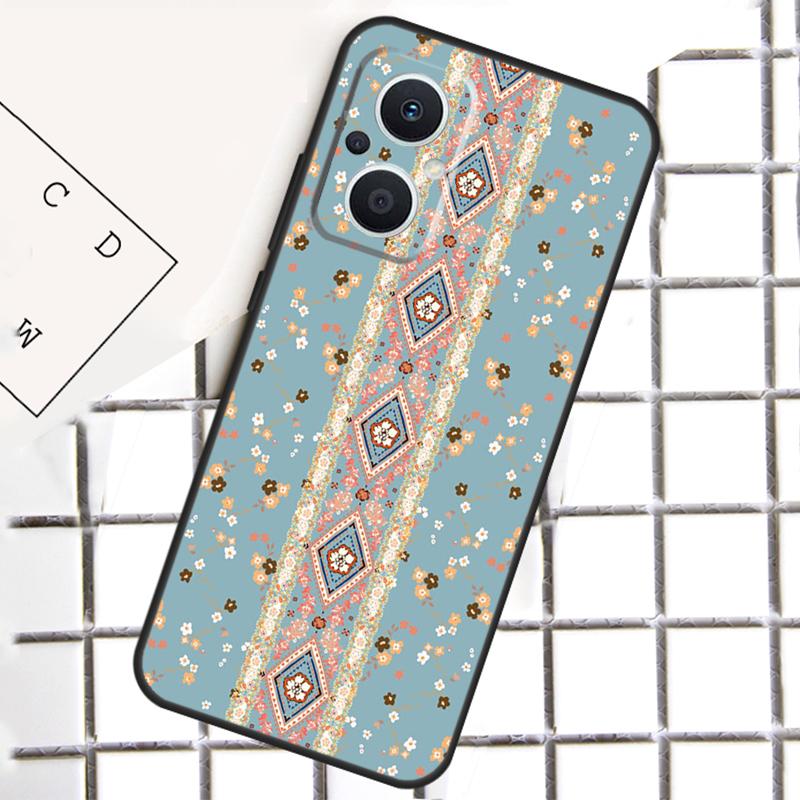 Tribal Ethnic Pattern Phone Case For OPPO Reno 7 8 Lite 8T 10 11 12 13 14 Pro 14F OPPO Find X9 X8 X6 X5 Pro Cover