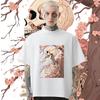 Skull O-Neck T-shirt Big Size Loose Shirt Vintage Classic Hip Hop Tshirt Design Special Cotton Tees Street Style Men Tees DIY
